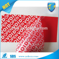 Film xxx chinois Garantie anti-falsification personnalisée Anti-falsification VOID Seal Stickers, autocollant